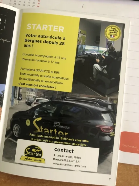 Offre sur le code en ligne à Bergues , Bergues, Auto-école Starter